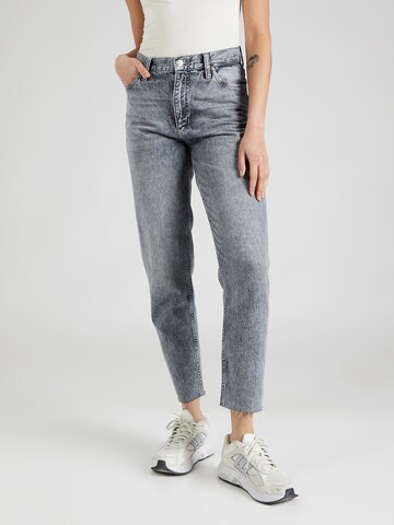 Calvin Klein Jeans Regular Jeans 'MOM Jeans' in Blauw: voorkant