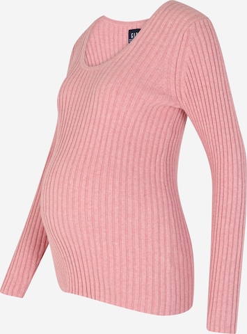 Pull-over Gap Maternity en rose : devant