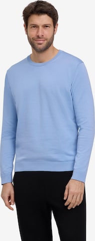FALKE Pullover 'Cotton Knit' in Blau: Vorderseite