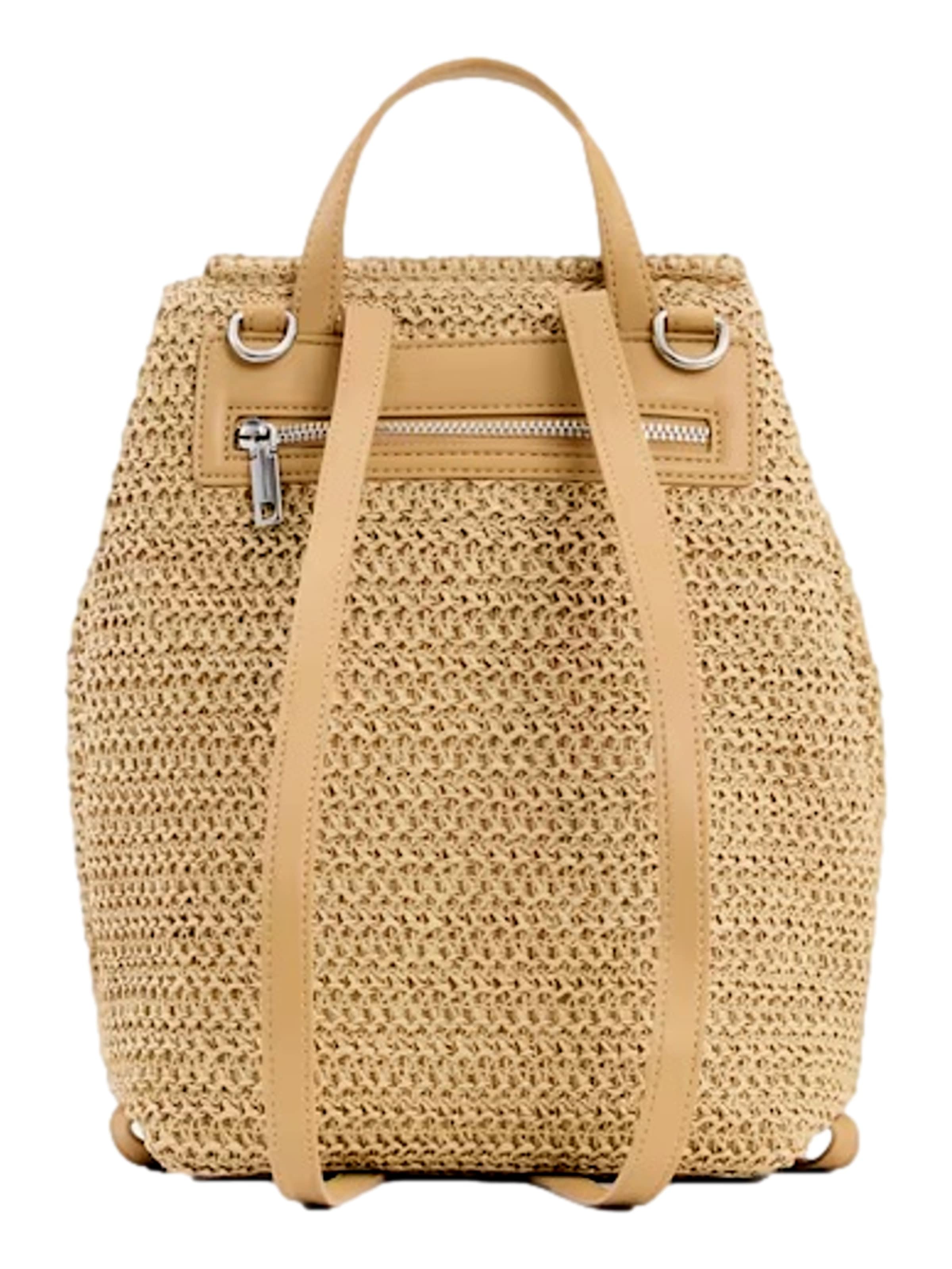 Sac à dos 'Half Logo Raffia' Desigual en bleu