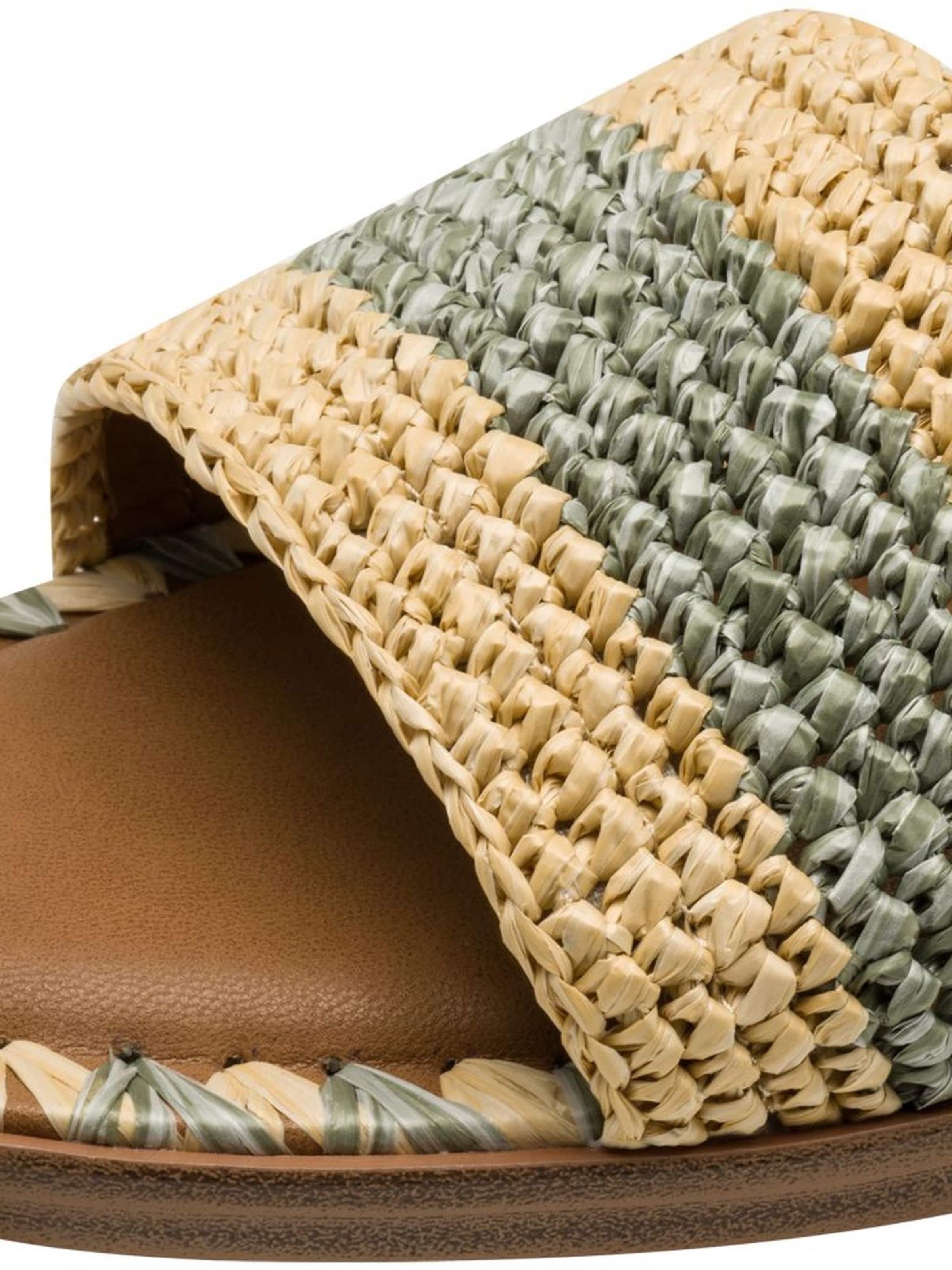 Tamaris Pantolette in Grün