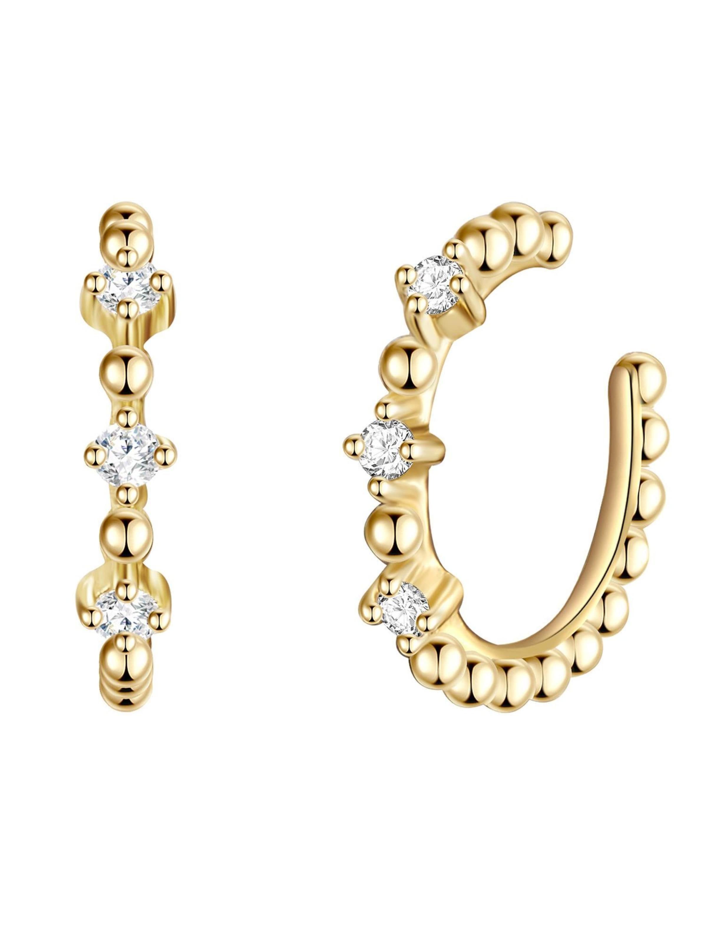 Glanzstücke München Ohrringe in Gold: Vorderseite