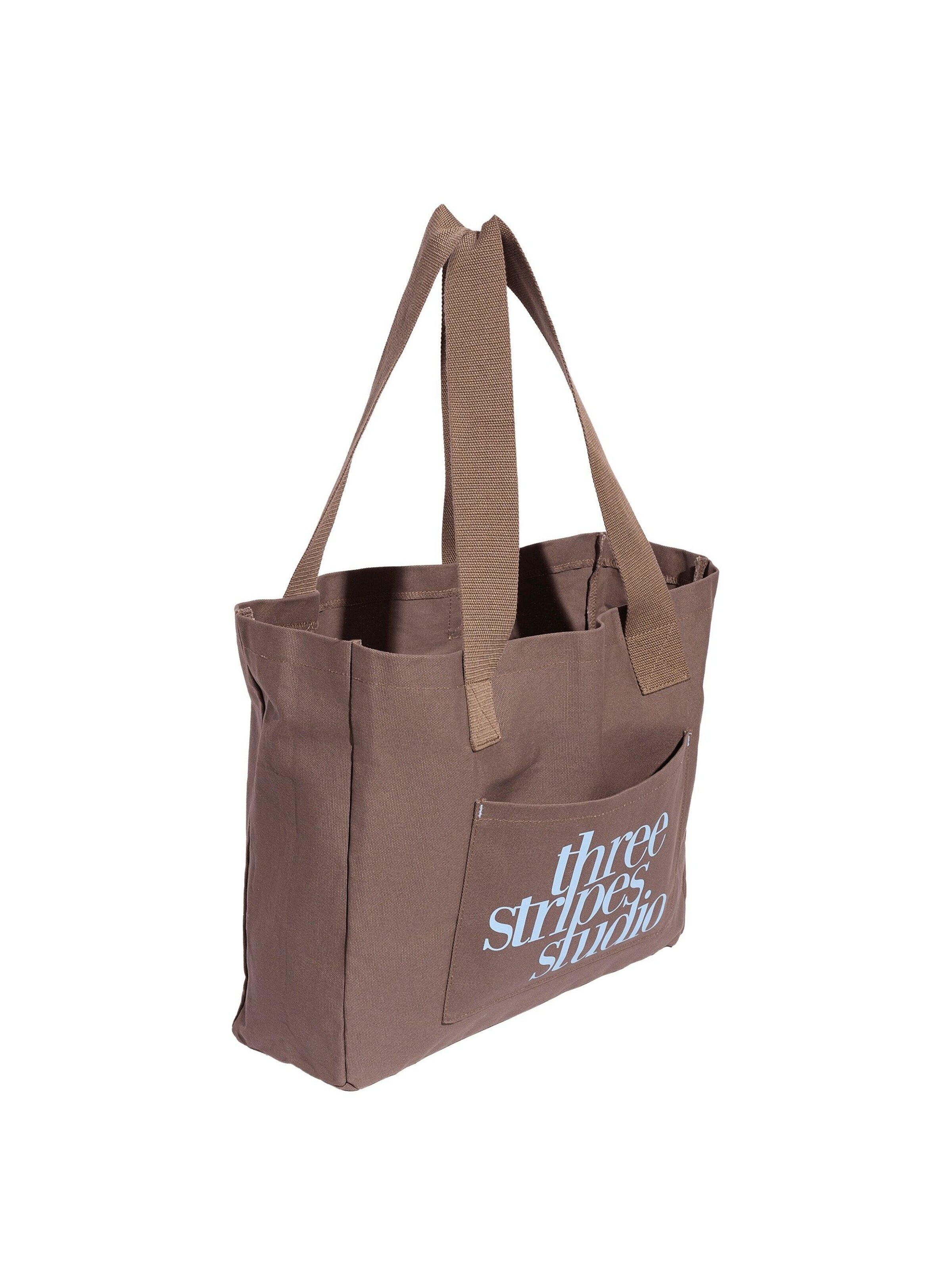 ADIDAS Shopper 'Three Stripes Studio' in Brown