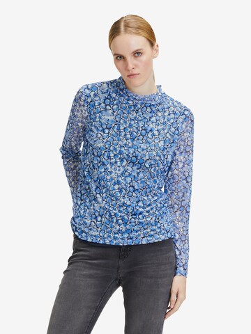 Cartoon Blouse in Blue: front