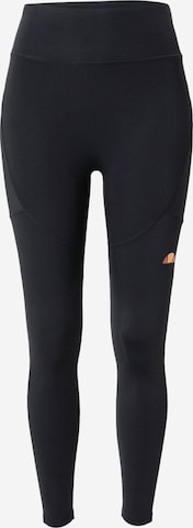 ELLESSE Skinny Sportbroek 'Dazzling' in Zwart: voorkant