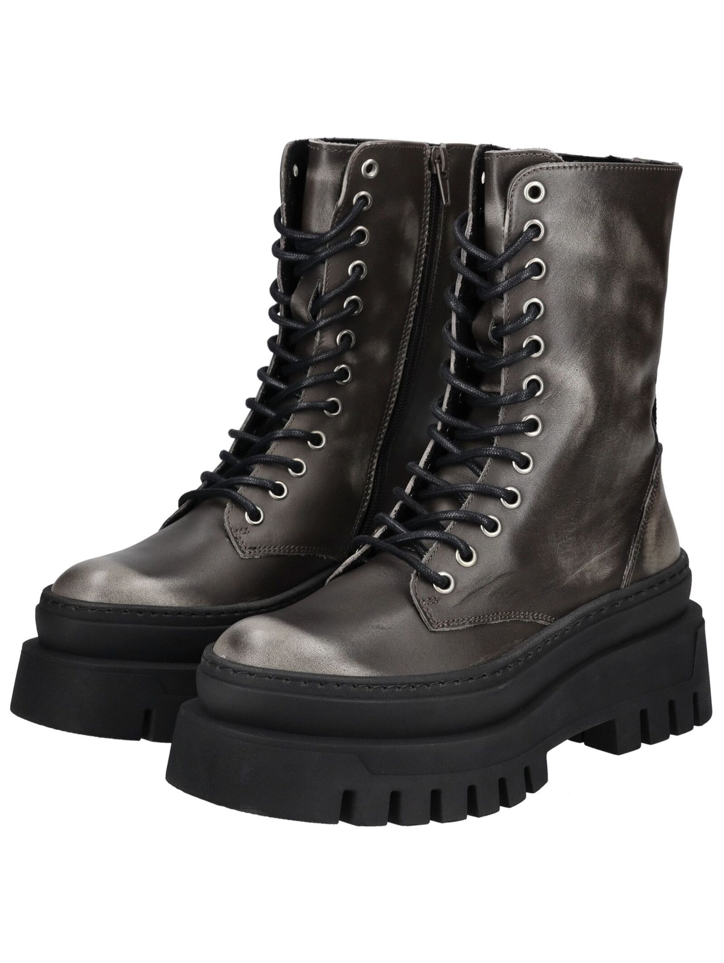 STEVE MADDEN Lace-up bootie in Grey