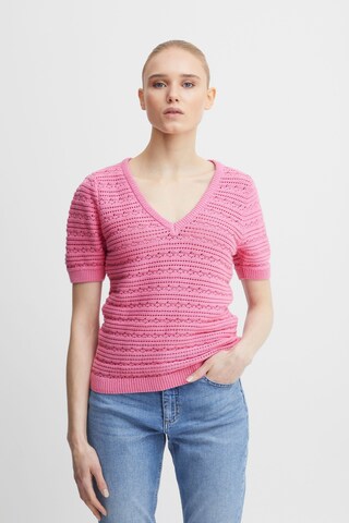 ICHI Pullover 'IHMARION' in Pink: Vorderseite