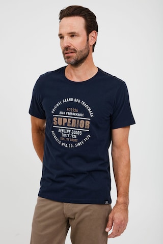 FQ1924 T-Shirt 'RIKO' in Blau: predná strana