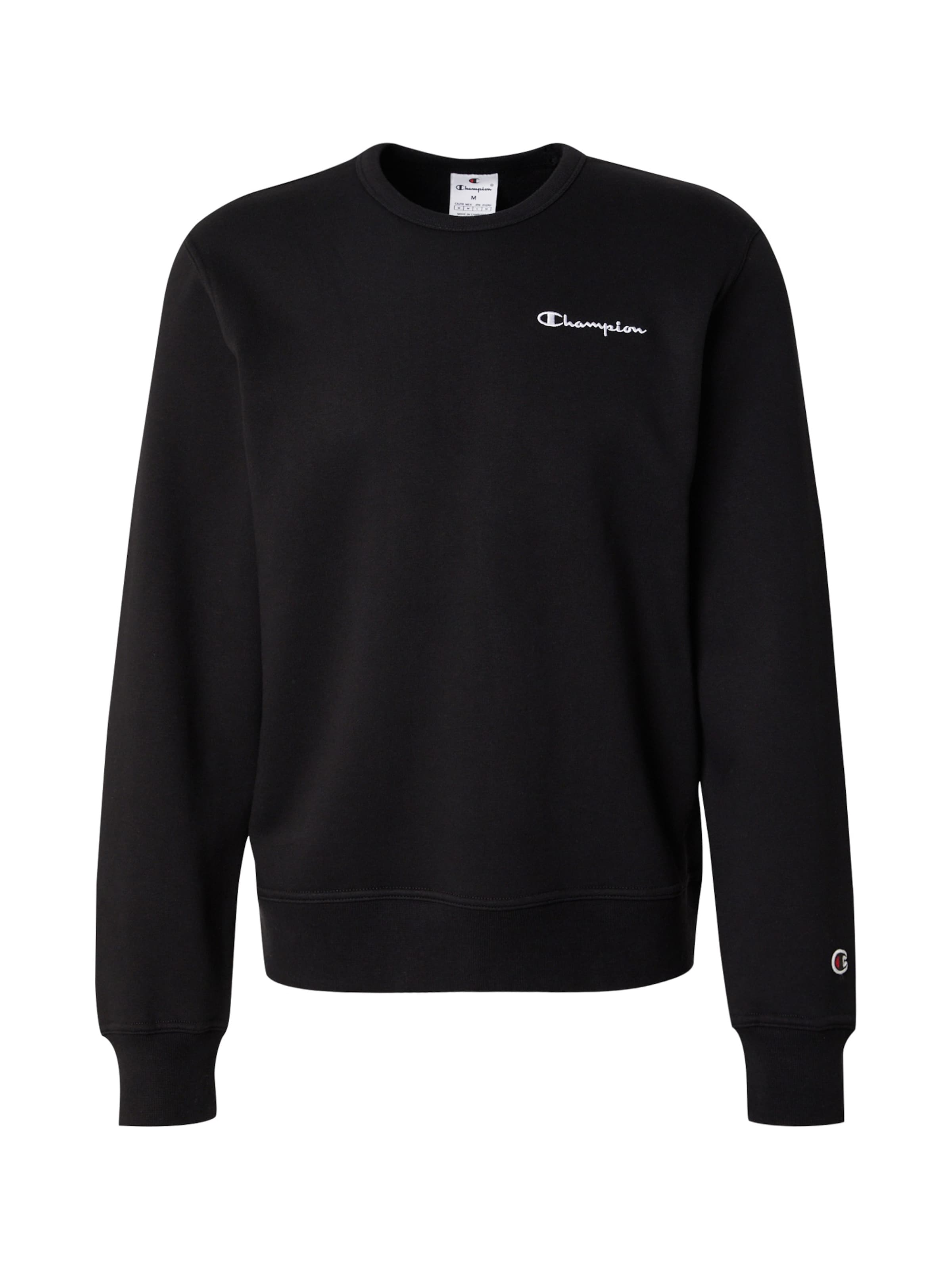 Champion Authentic Athletic Apparel Sweatshirt in Black: front