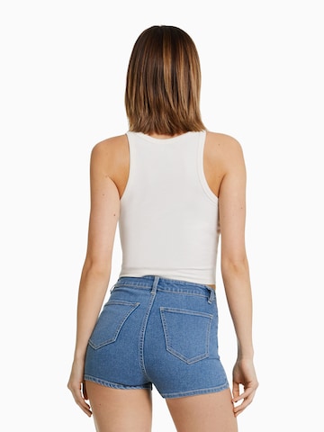 Bershka Skinny Farmer - kék