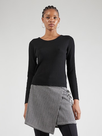 VILA Sweater 'ABELLA' in Black: front