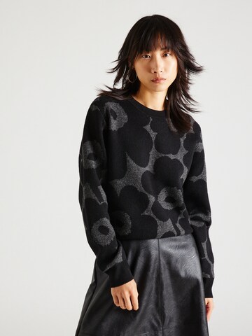 Marimekko Pullover 'Silfa Unikko' in Schwarz: Vorderseite