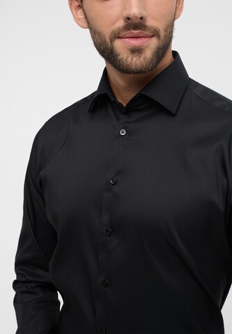 ETERNA Regular fit Business shirt in Black