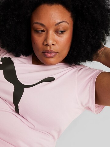 PUMA Λειτουργικό μπλουζάκι 'Favorite Heather' σε ροζ