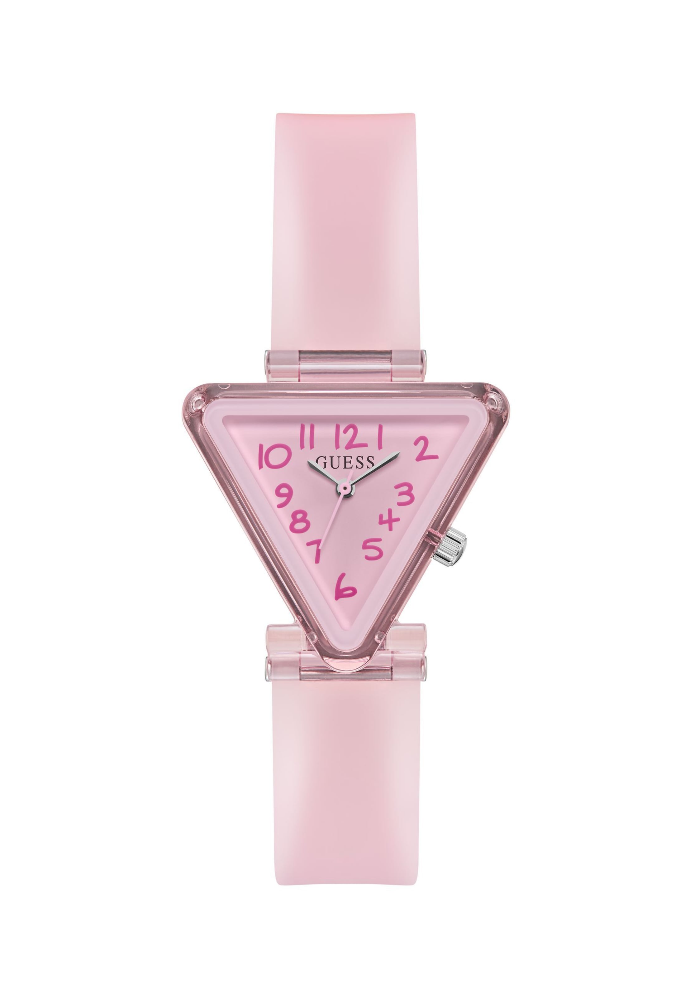 Montre à affichage analogique ' TRINA ' GUESS en rose : devant