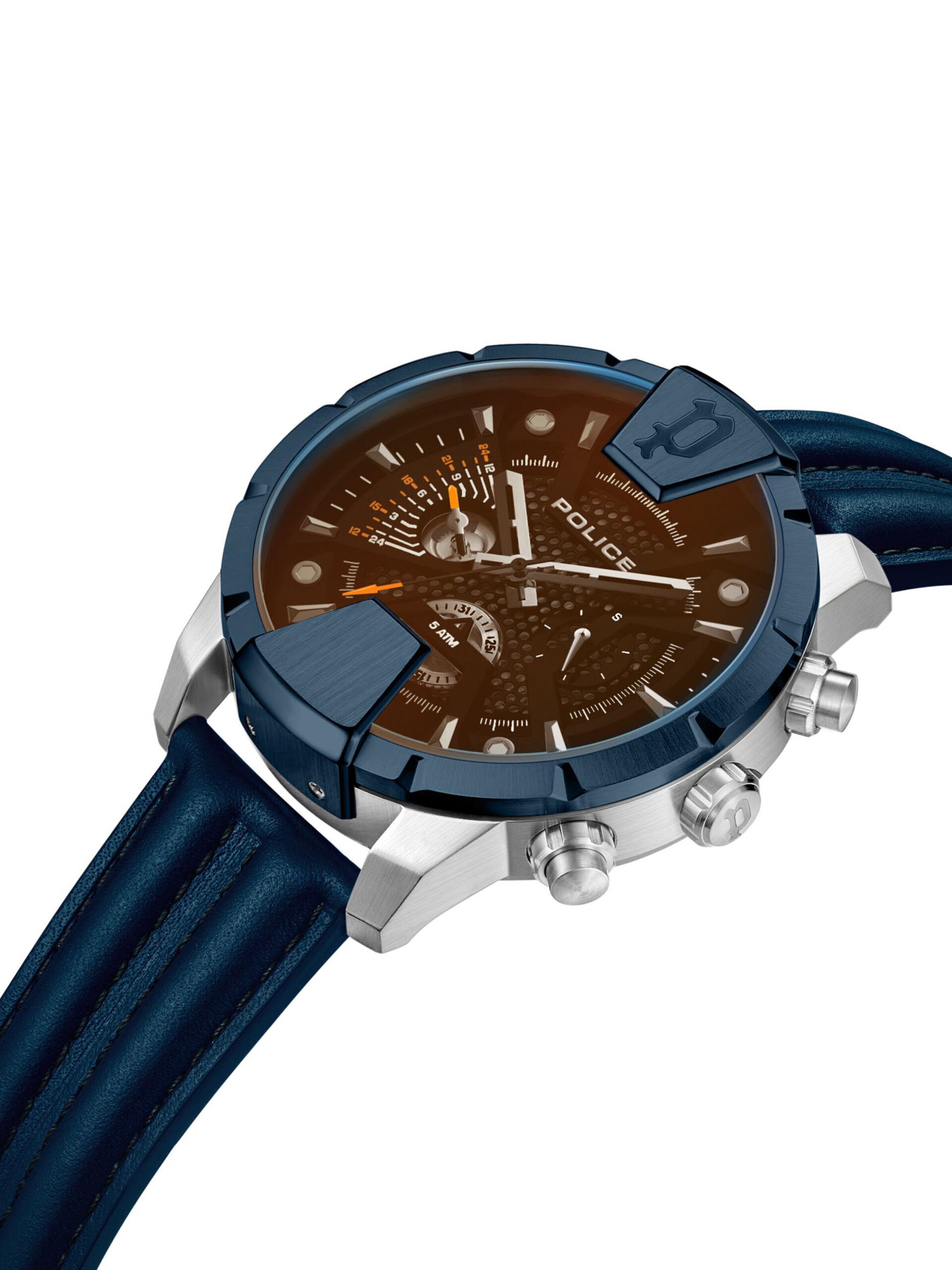 POLICE Analog watch 'HUNTLEY' in Brown