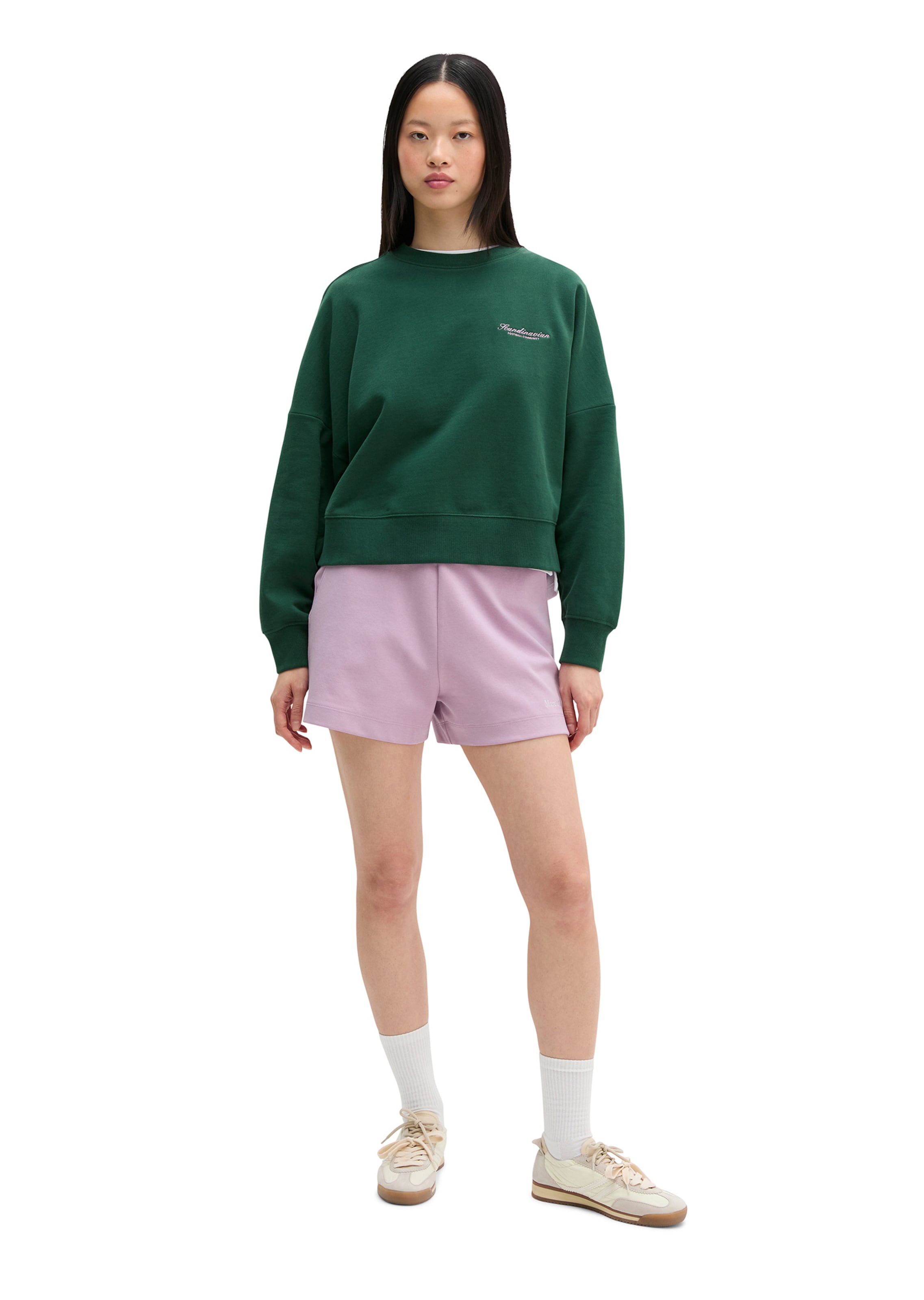 Marc O'Polo Sweatshirt in Groen