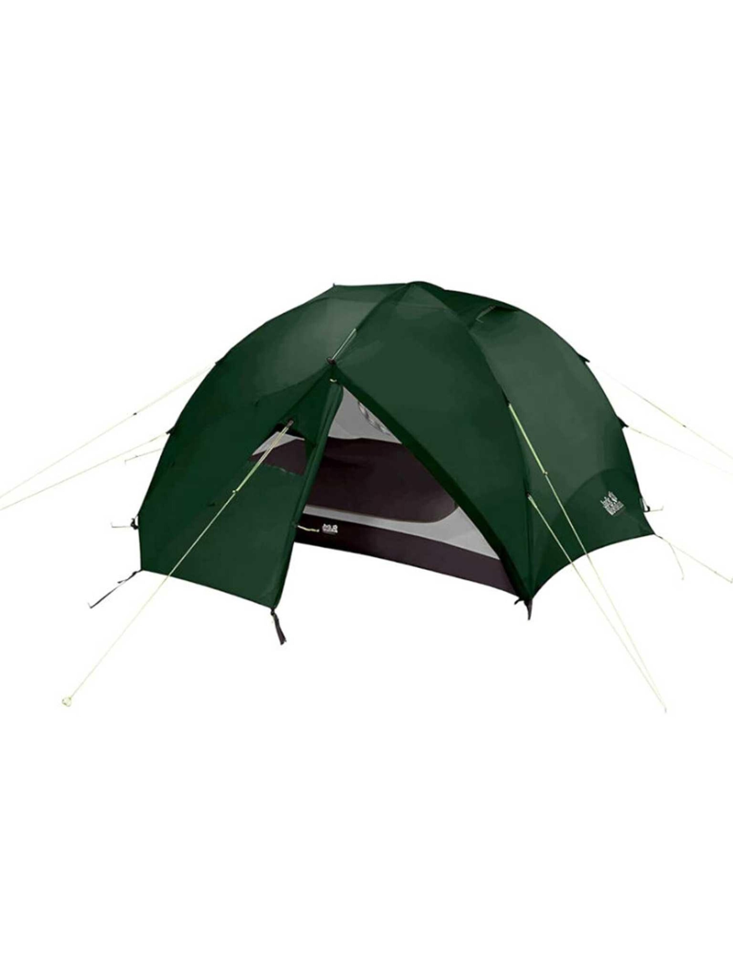 JACK WOLFSKIN Tent 'Yellowstone III Vent 3' in Green: front