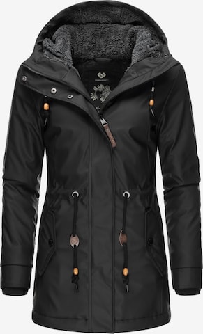 Ragwear Winterjacke 'Monadis Rainy II Intl.' in Schwarz: predná strana