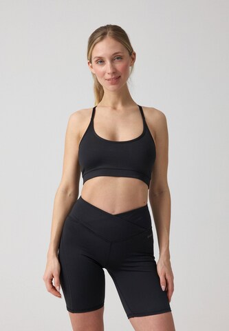 SNOCKS Low Support Sport-BH in Schwarz
