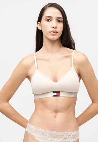 Tommy Hilfiger Underwear Сутиен с триъгълни чашки Сутиен в бежово: отпред
