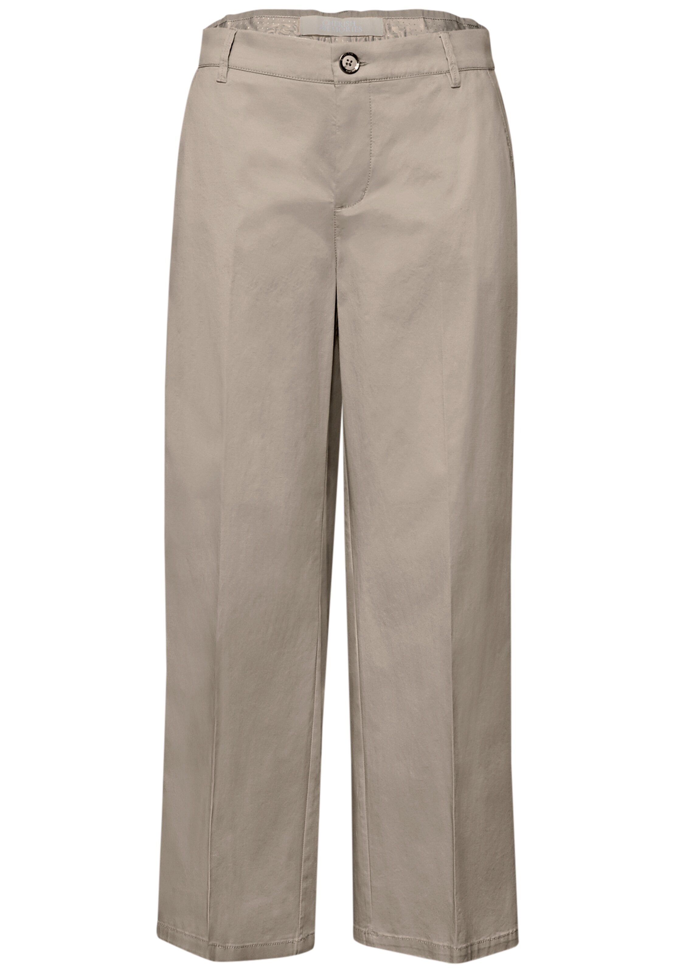 STREET ONE Loose fit Pleated Pants in Grey: front