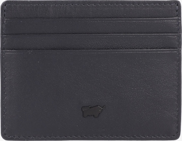 Braun Büffel Kkartenetui 'RFID' in Blau: Vorderseite