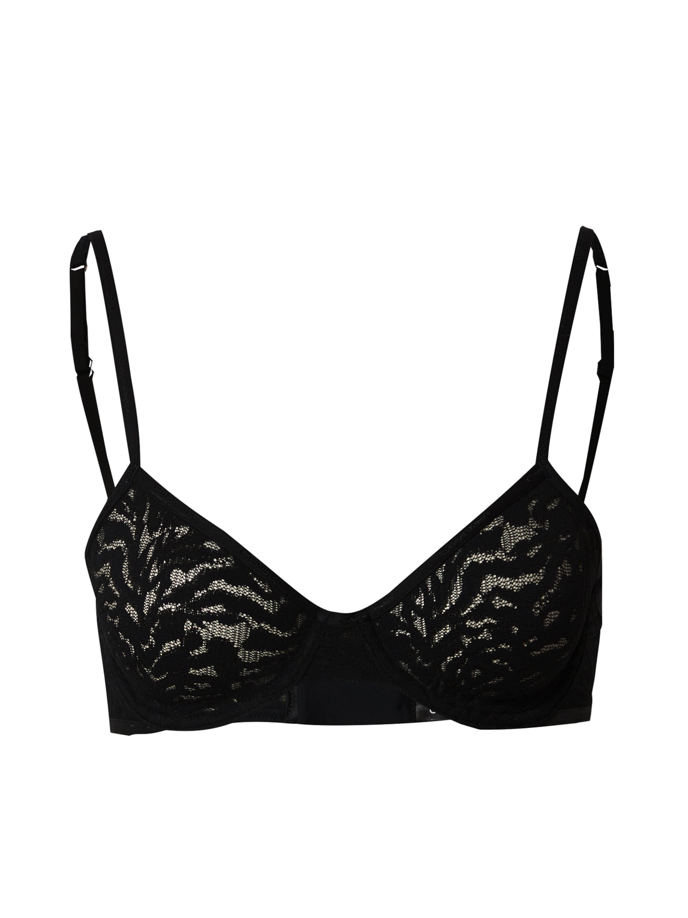 Calvin Klein Underwear T-shirt Podprsenka – černá: přední strana