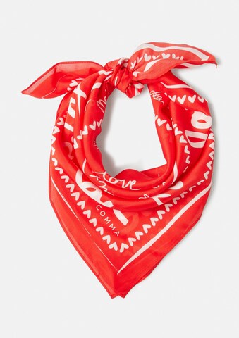 COMMA Φουλάρι σε κόκκινο