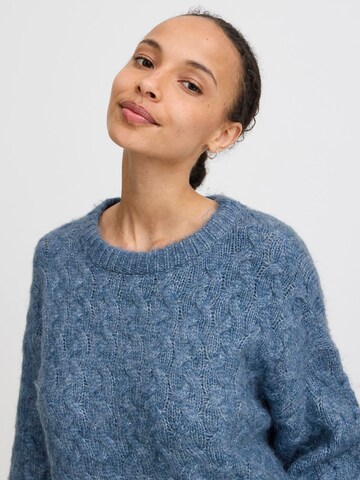 Pull-over 'Omhu' b.young en bleu