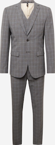 SELECTED HOMME Slim fit Suit 'LIAM' in Grey: front