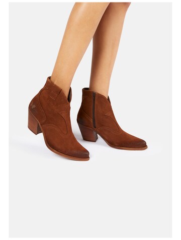 Bottines FELMINI en marron : devant