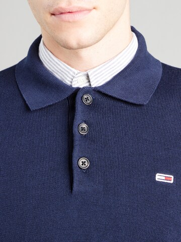 Tommy Jeans Pulover 'ESSENTIAL' | modra barva