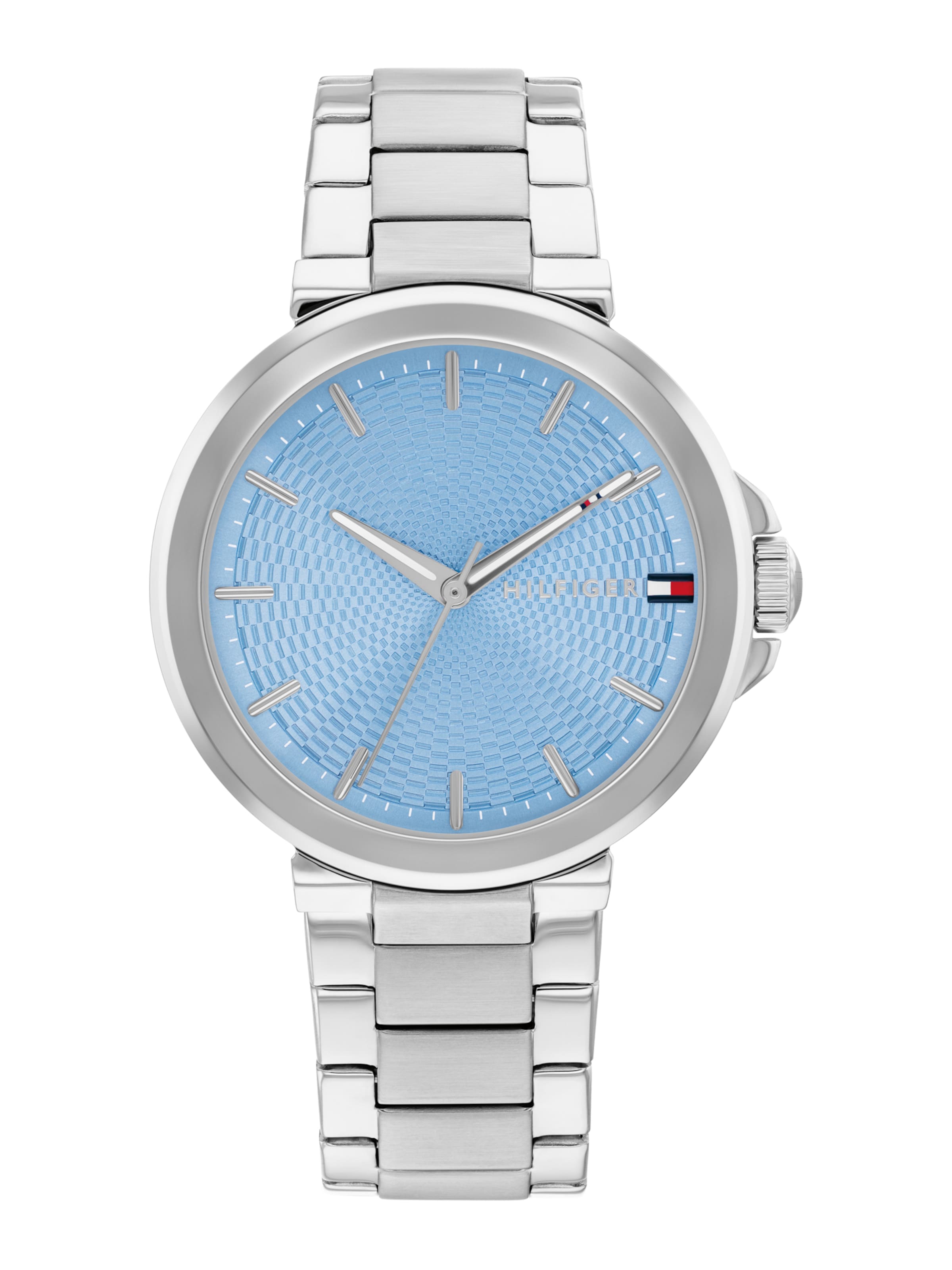 TOMMY HILFIGER Analogt ur 'LORI' i sølv: forside