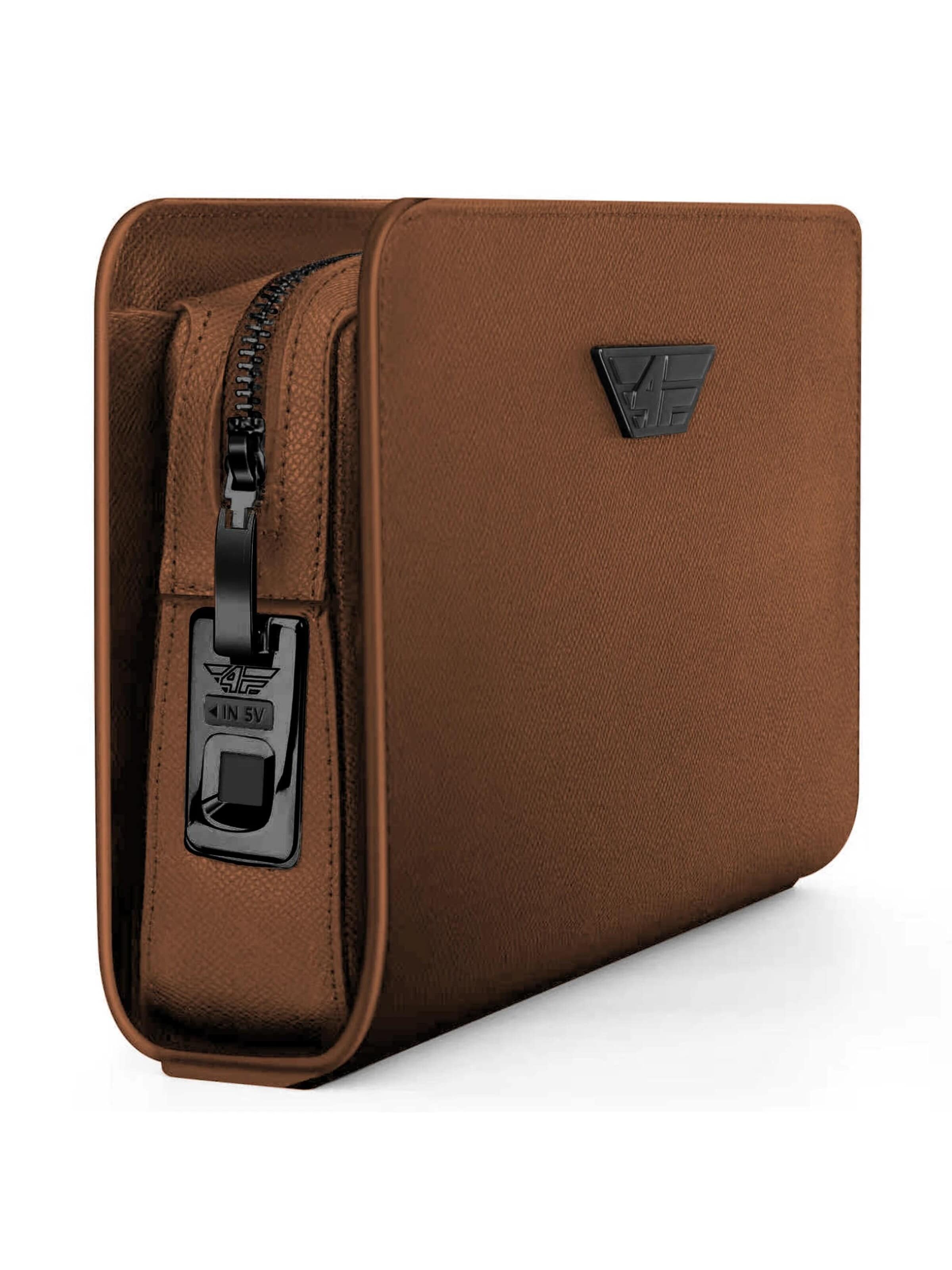 4FLY Handbag in Brown: front