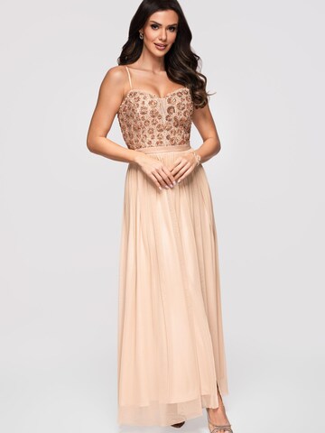 Ombre Evening dress in Gold
