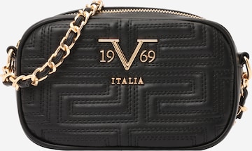 Borsa a tracolla 'Vivi Ornmt' di 19V69 ITALIA in nero: frontale