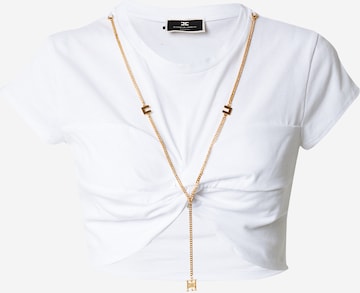 Elisabetta Franchi - Camisa em branco: frente