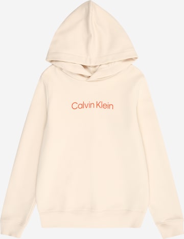 Calvin Klein Jeans Свитшот в Бежевый: спереди