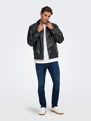 Only & Sons Between-Season Jacket 'ONSPau' in Black