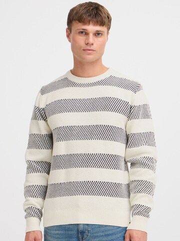INDICODE JEANS Trui 'Telly' in Wit: voorkant