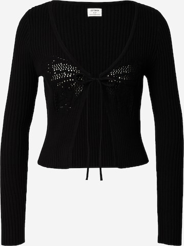 Cotton On Knit cardigan in Black: front