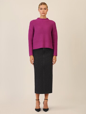 APART Pullover in Lila: Vorderseite