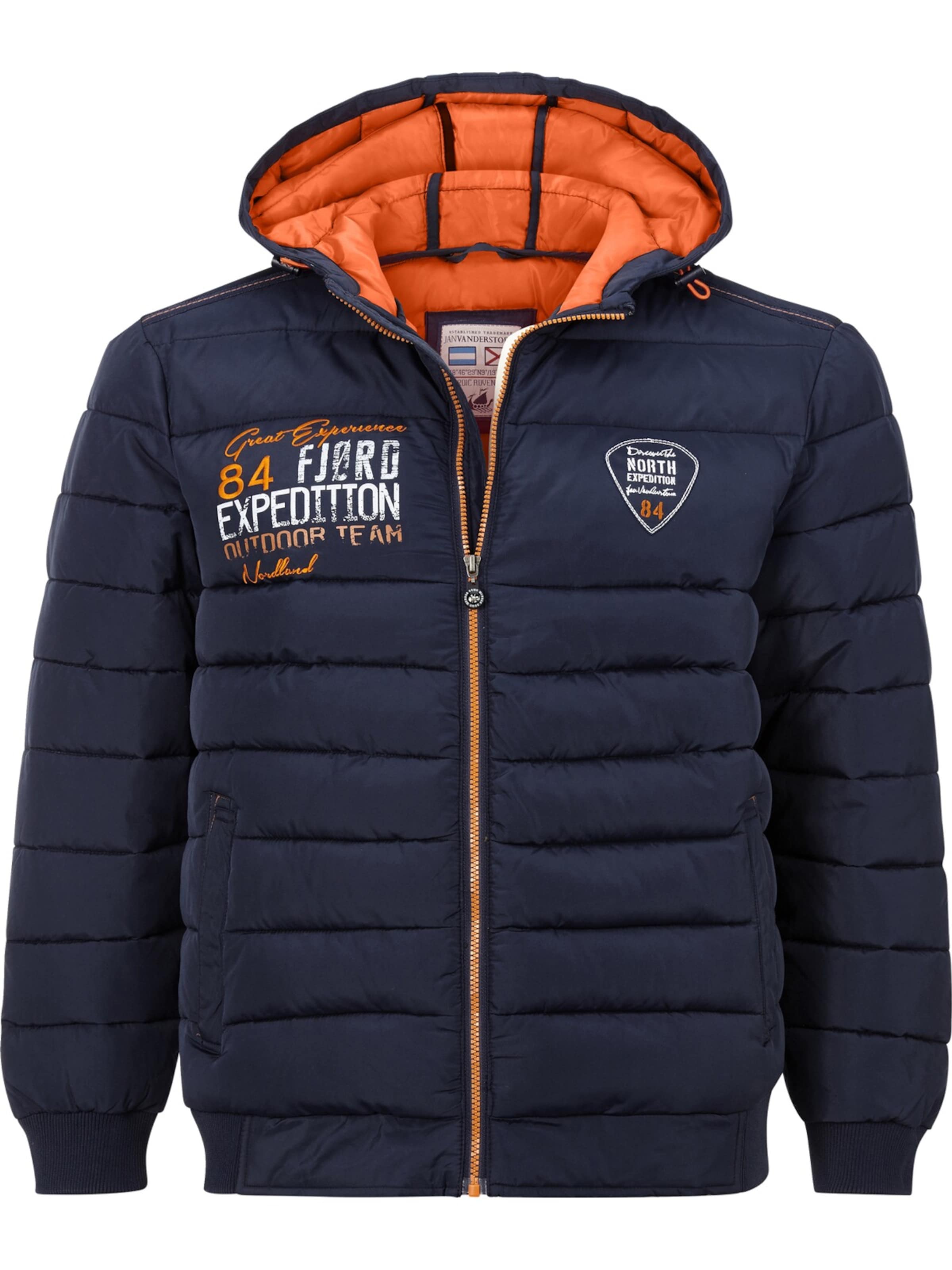 Jan Vanderstorm Übergangsjacke 'Eggert' in Blau: Vorderseite