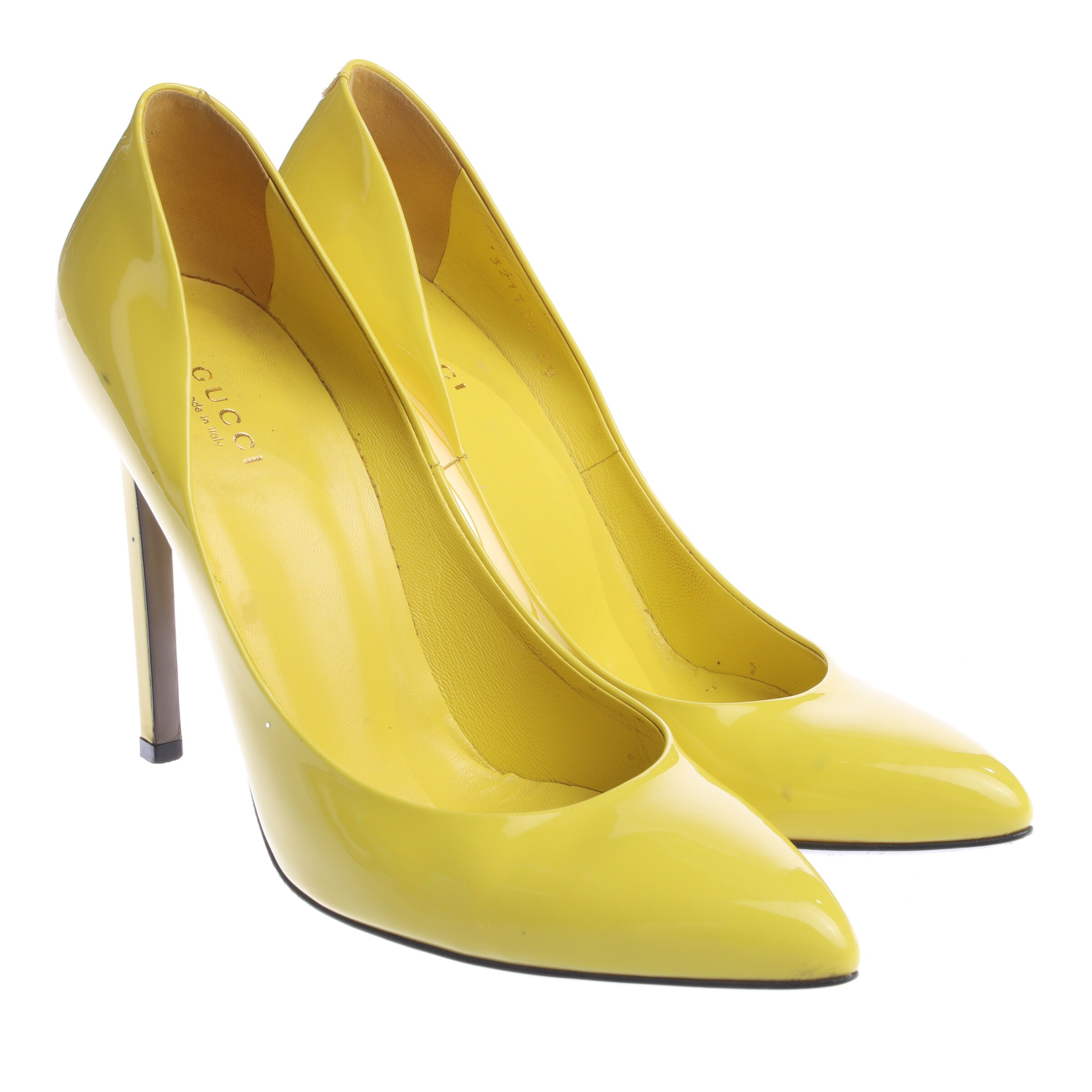 Gucci High Heels & Pumps in 39 in Yellow: front