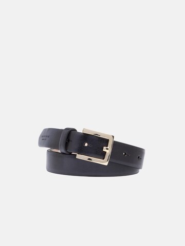 The Bridge Belt in Black: front