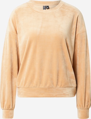 PIECES Sweatshirt 'Lillo' in Beige: front