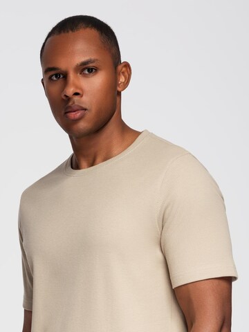 Ombre Shirt in Beige