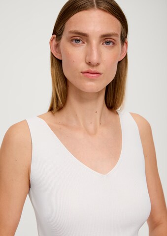 s.Oliver BLACK LABEL Knitted Top in White