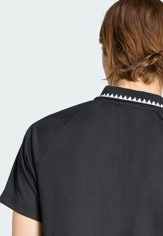 ADIDAS ORIGINALS Poloshirt 'CHEST STRIPES SLIM' in Schwarz